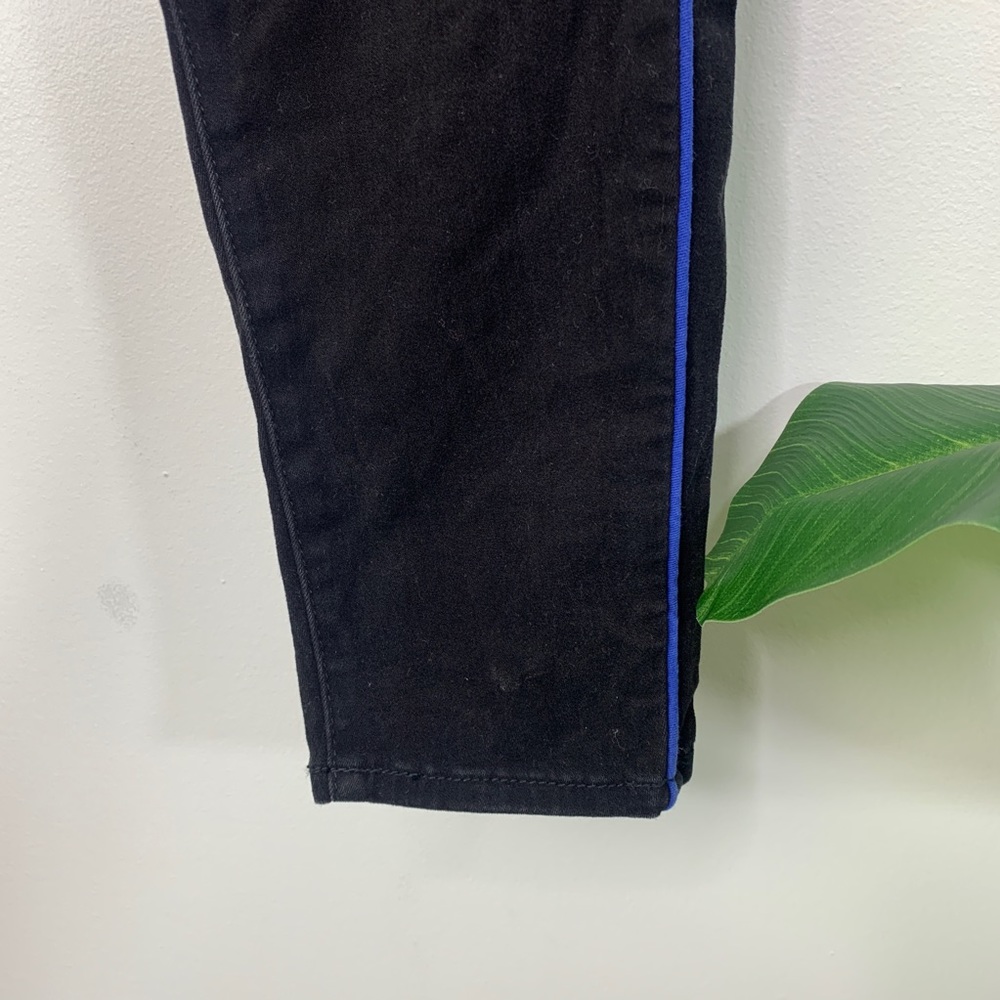 PAIGE Black Velvet Skinny Denim Jeans Size 29 - Picture 5 of 13